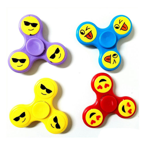 Tri Fidget Spinner Smiling Face Emoji